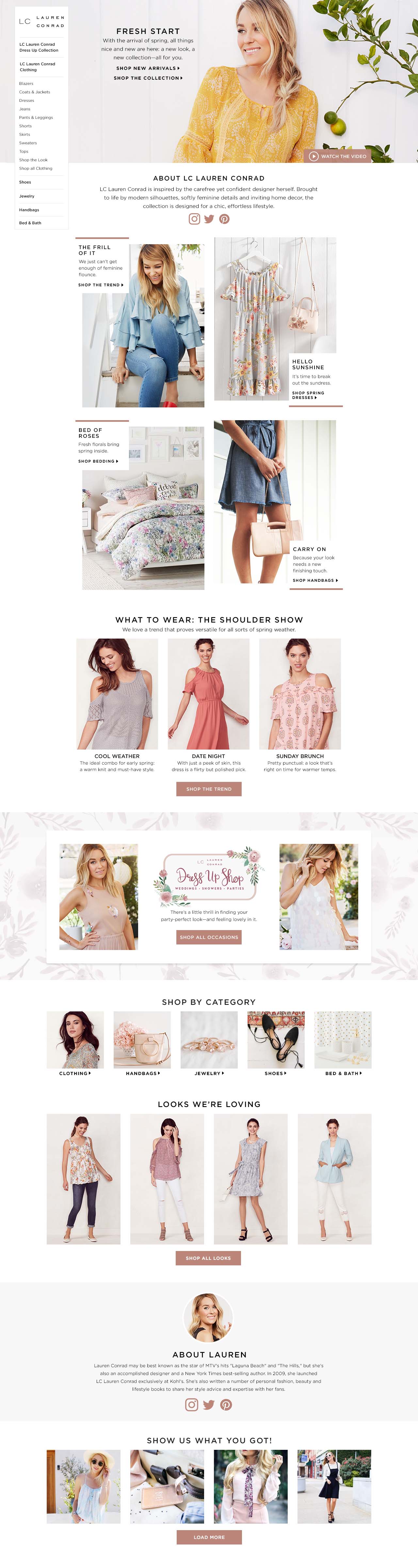 LC Lauren Conrad Spring Collection Thumbnail