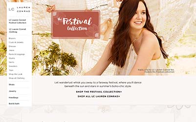 LC Lauren Conrad Festival Collection Thumbnail